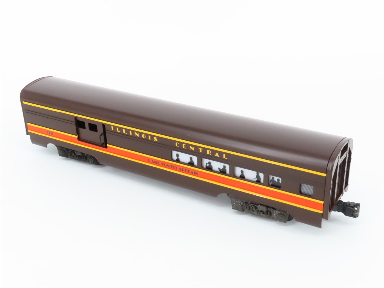 O Gauge 3-Rail Lionel 6-7221 IC Illinois Central Combine Passenger Car #7221
