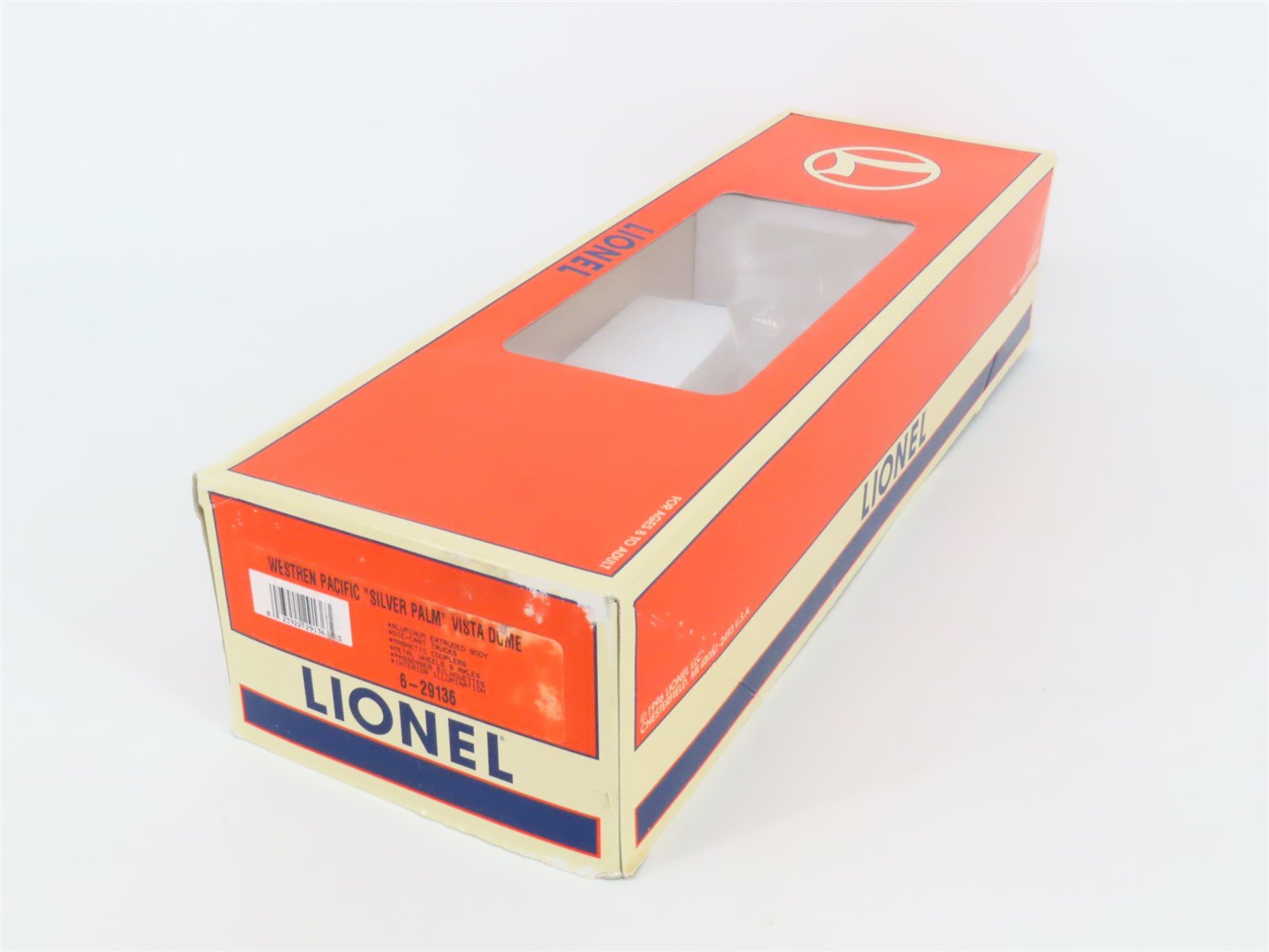 O Gauge 3-Rail Lionel 6-29136 WP California Zephyr Vista Dome Passenger Car