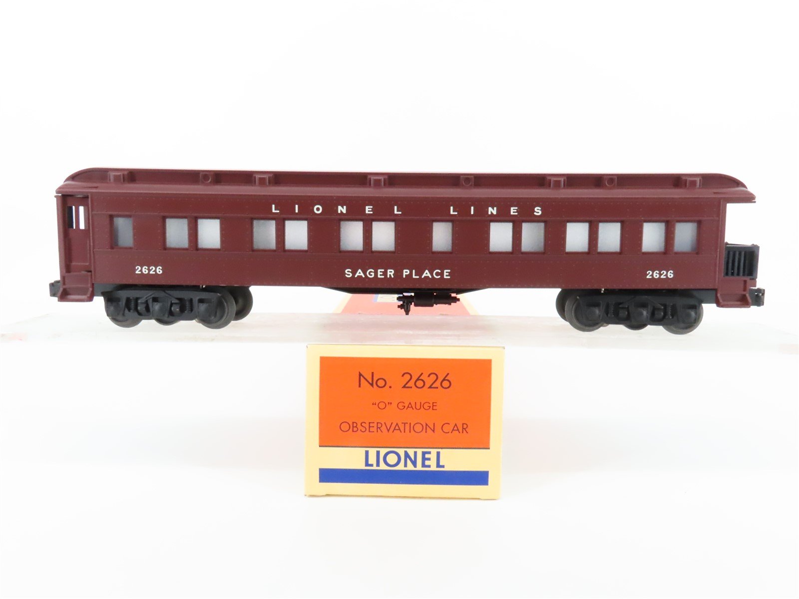 O Gauge 3-Rail Lionel 2626 Lionel Lines Observation Passenger 2626 "Sager Place"