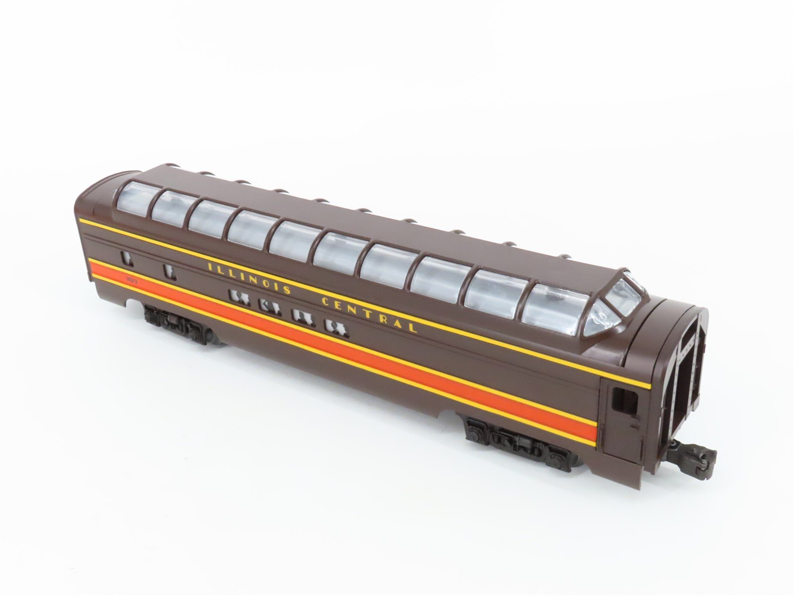 O Gauge 3-Rail Lionel 6-19129 IC Illinois Central Vista Dome Passenger #9129