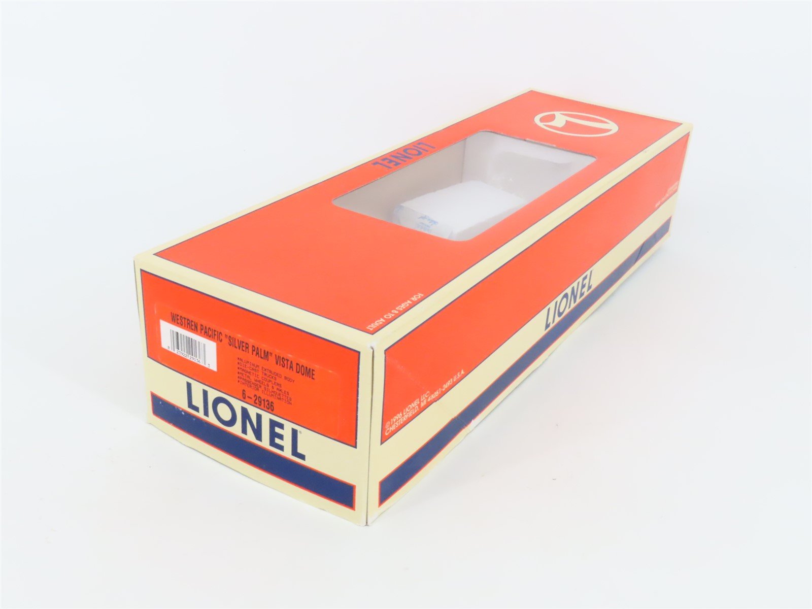 O Gauge 3-Rail Lionel 6-29136 WP California Zephyr Vista Dome Passenger Car