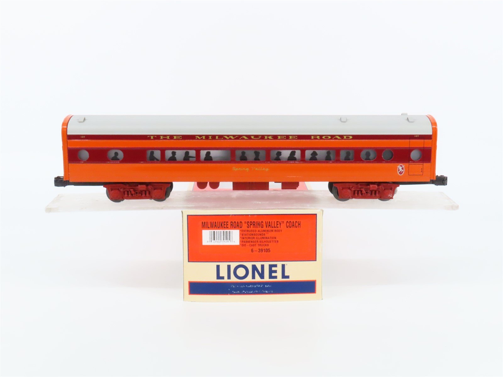 O Gauge 3-Rail Lionel 6-39105 MILW Milwaukee Road Hiawatha Coach Passenger #197