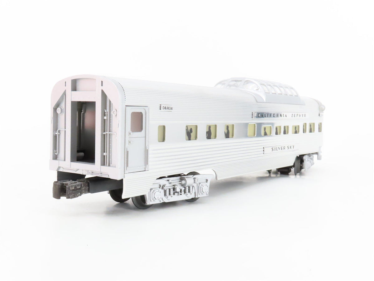 O Gauge 3-Rail Lionel 6-19127 D&amp;RGW California Zephyr Observation Passenger Car