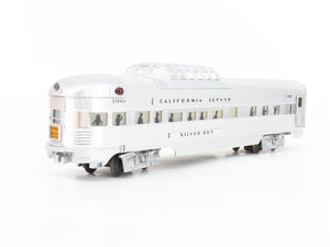O Gauge 3-Rail Lionel 6-19127 D&RGW California Zephyr Observation Passenger Car