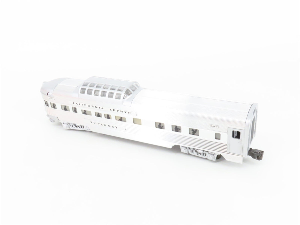 O Gauge 3-Rail Lionel 6-19127 D&amp;RGW California Zephyr Observation Passenger Car