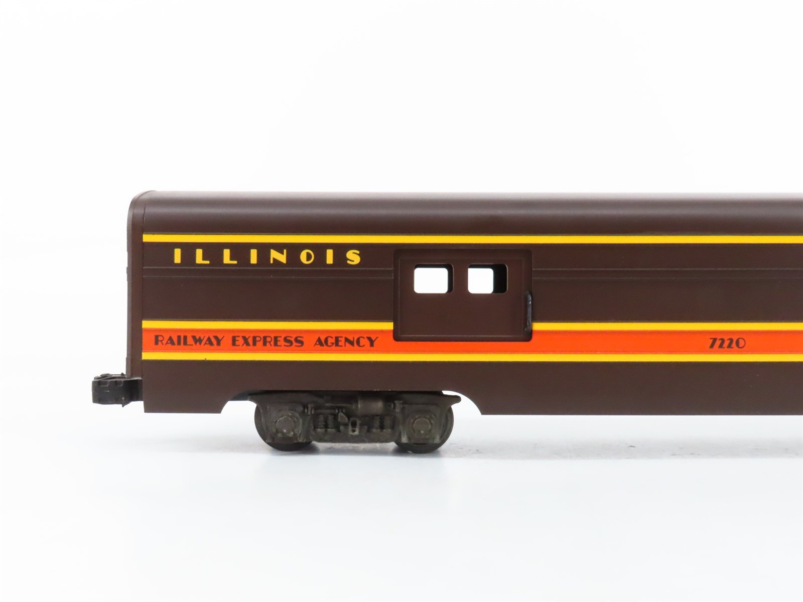 O Gauge 3-Rail Lionel 6-7220 IC Illinois Central Baggage Passenger Car #7220
