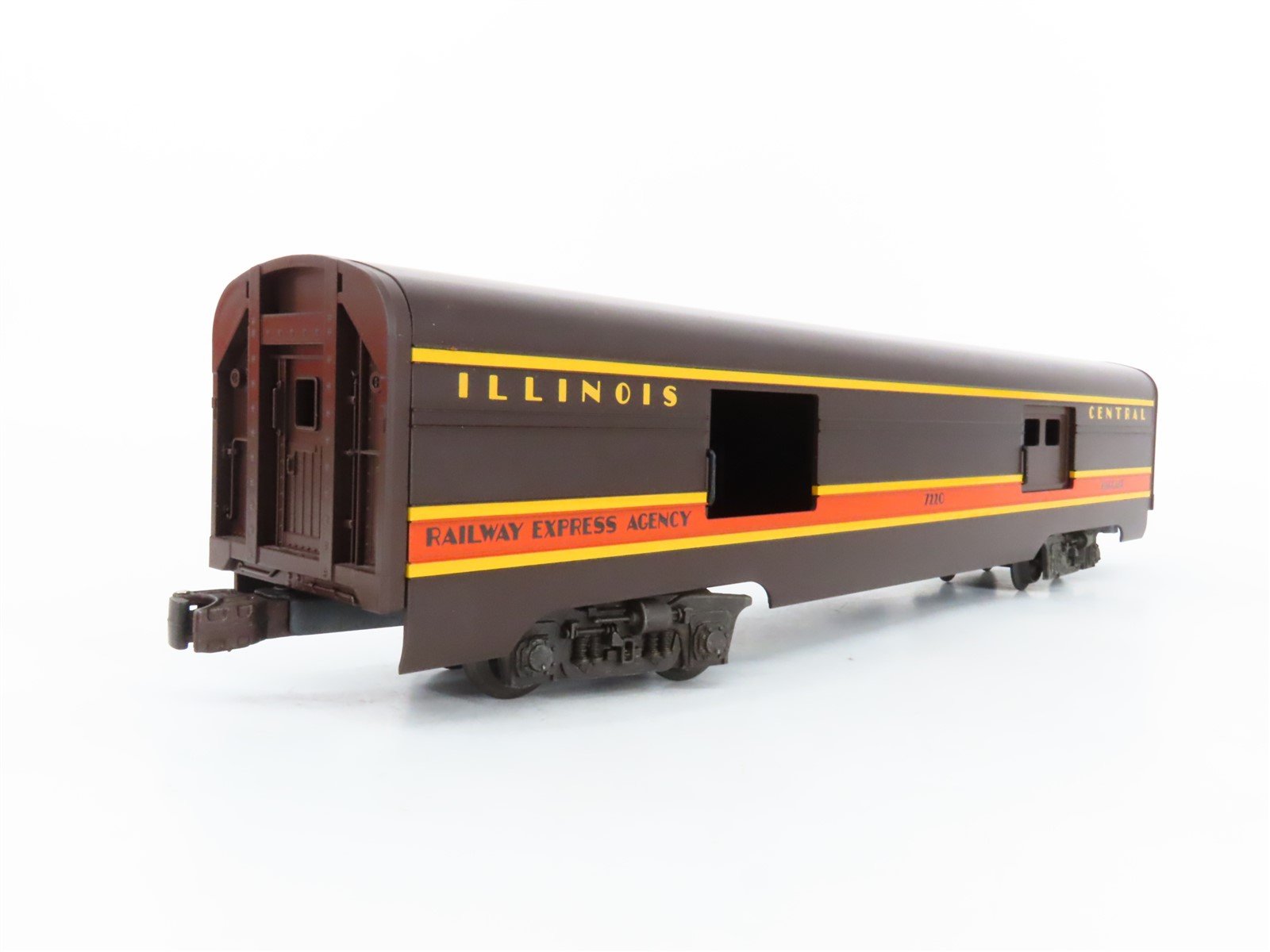 O Gauge 3-Rail Lionel 6-7220 IC Illinois Central Baggage Passenger Car #7220