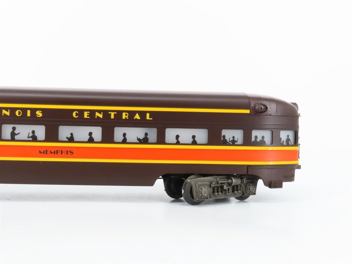 O Gauge 3-Rail Lionel 6-7225 IC Illinois Central Observation Passenger Car #7225