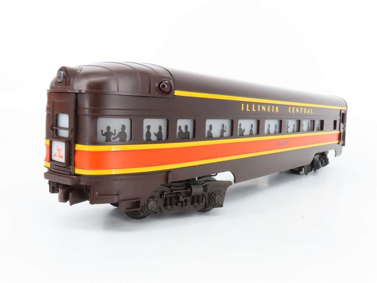 O Gauge 3-Rail Lionel 6-7225 IC Illinois Central Observation Passenger Car #7225
