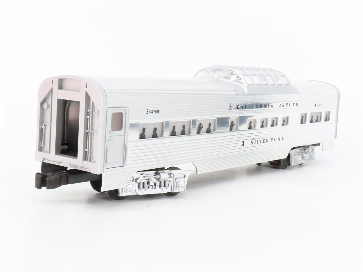 O Gauge 3-Rail Lionel 6-19126 D&amp;RGW California Zephyr Vista Dome Passenger Car
