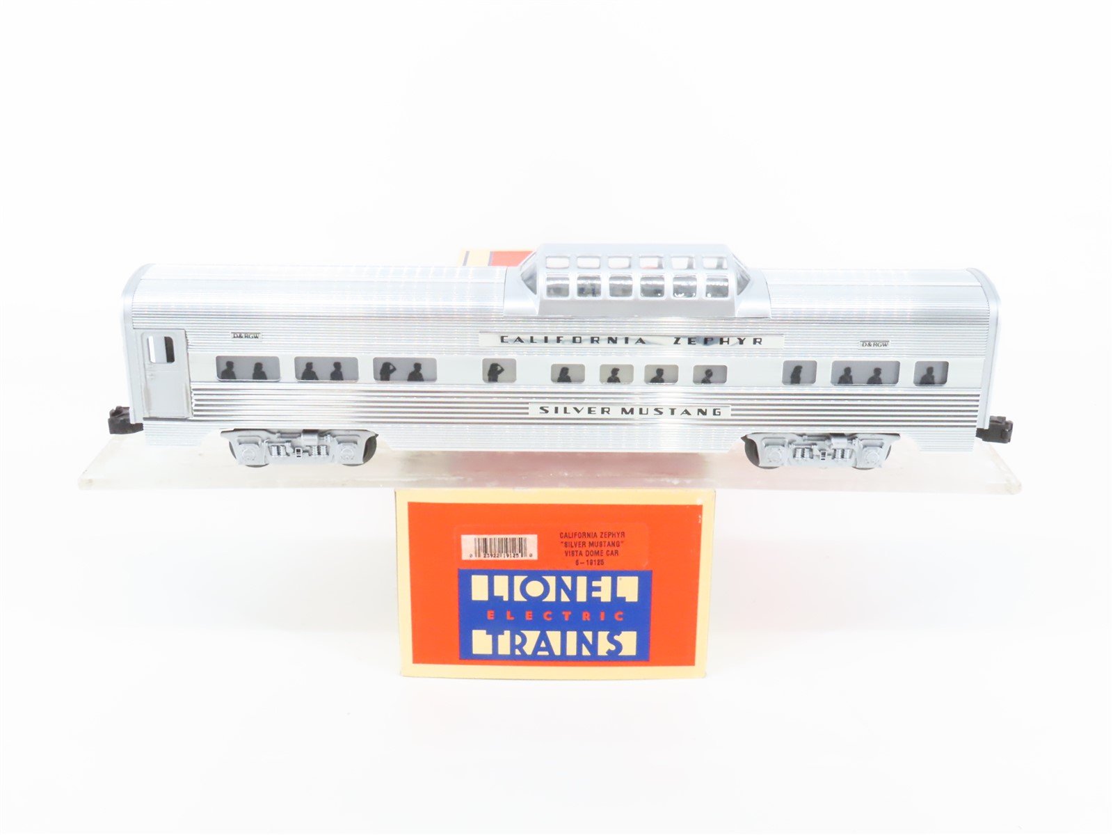 O Gauge 3-Rail Lionel 6-19125 D&RGW California Zephyr Vista Dome Passenger Car