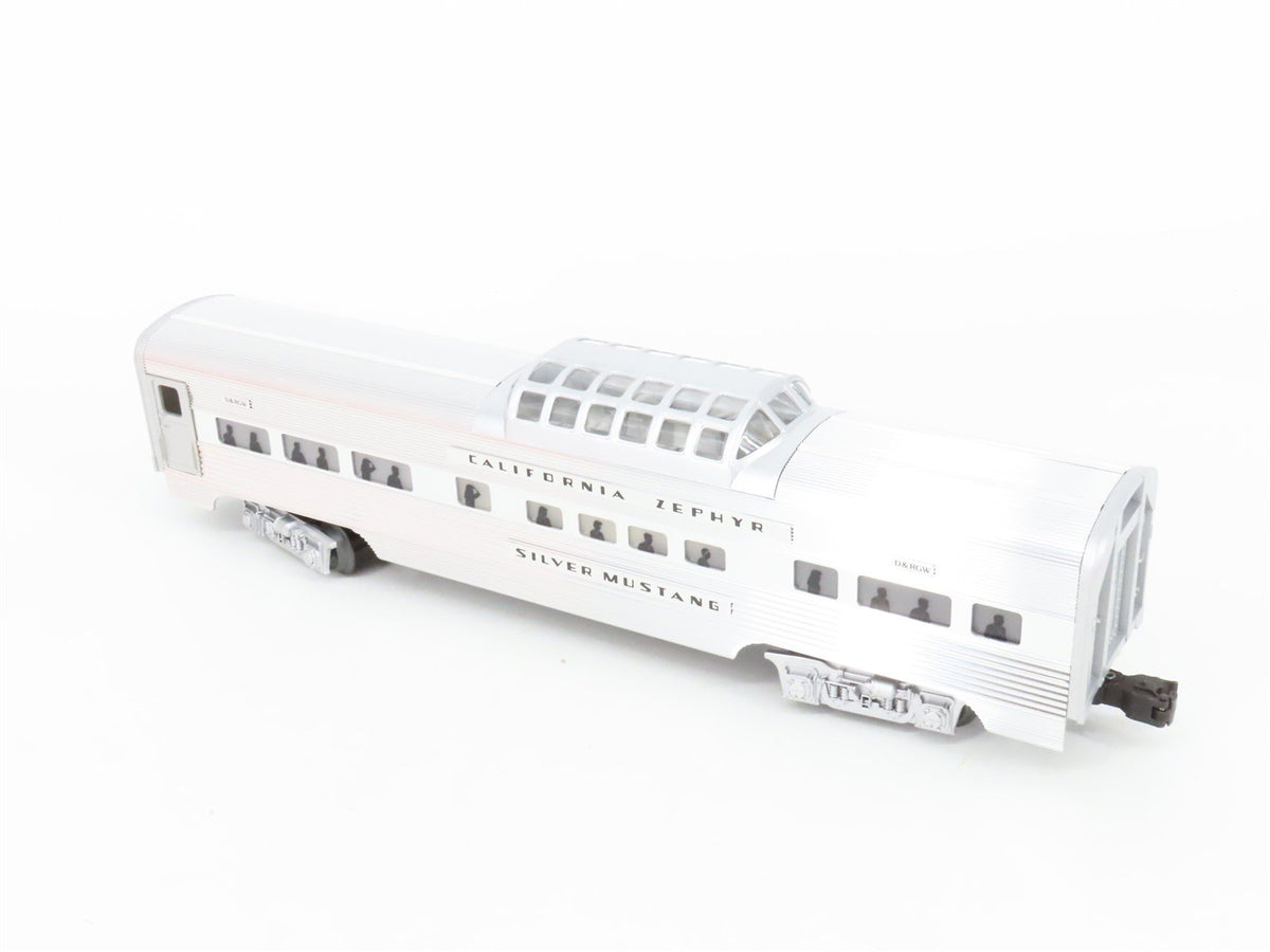 O Gauge 3-Rail Lionel 6-19125 D&amp;RGW California Zephyr Vista Dome Passenger Car