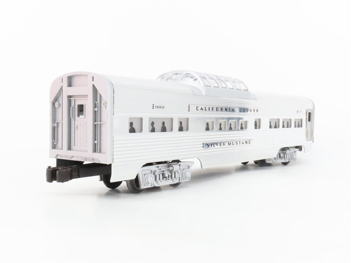 O Gauge 3-Rail Lionel 6-19125 D&amp;RGW California Zephyr Vista Dome Passenger Car