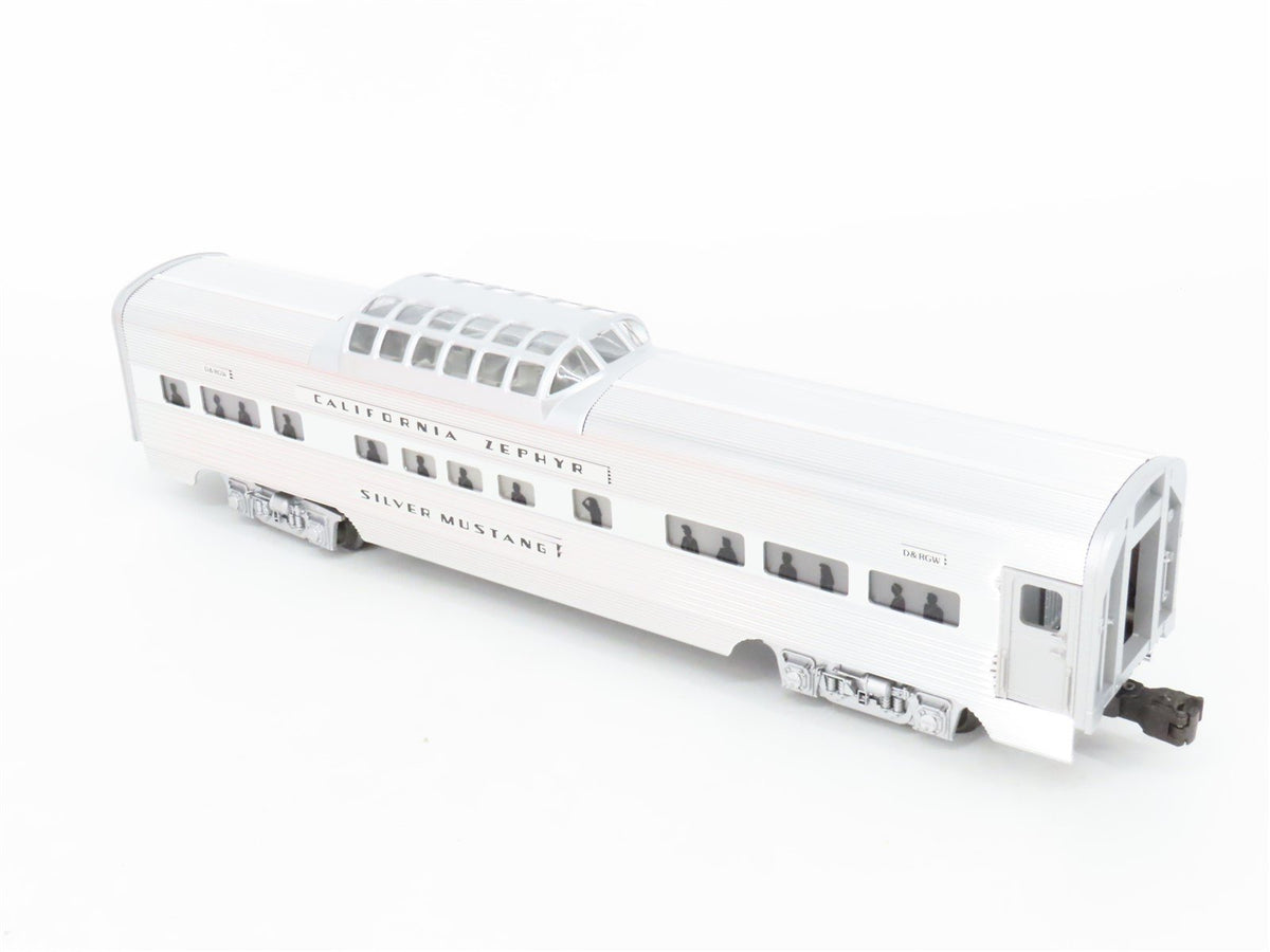 O Gauge 3-Rail Lionel 6-19125 D&amp;RGW California Zephyr Vista Dome Passenger Car