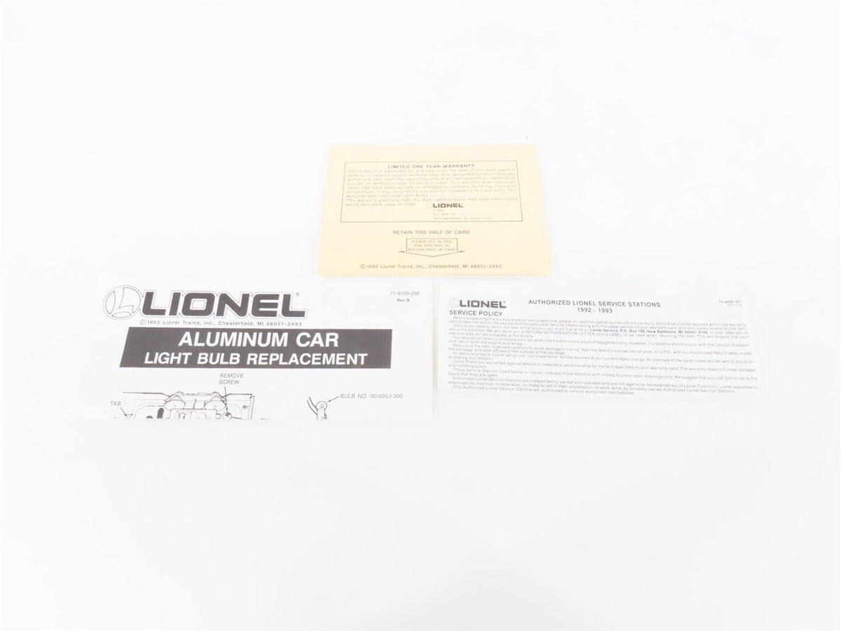 O Gauge 3-Rail Lionel 6-19125 D&amp;RGW California Zephyr Vista Dome Passenger Car