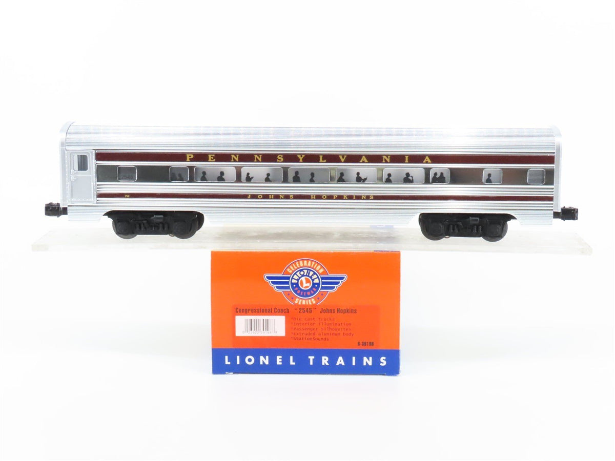 O Gauge 3-Rail Lionel 6-39198 PRR Pennsylvania Coach Passenger #2545 w/ Sound