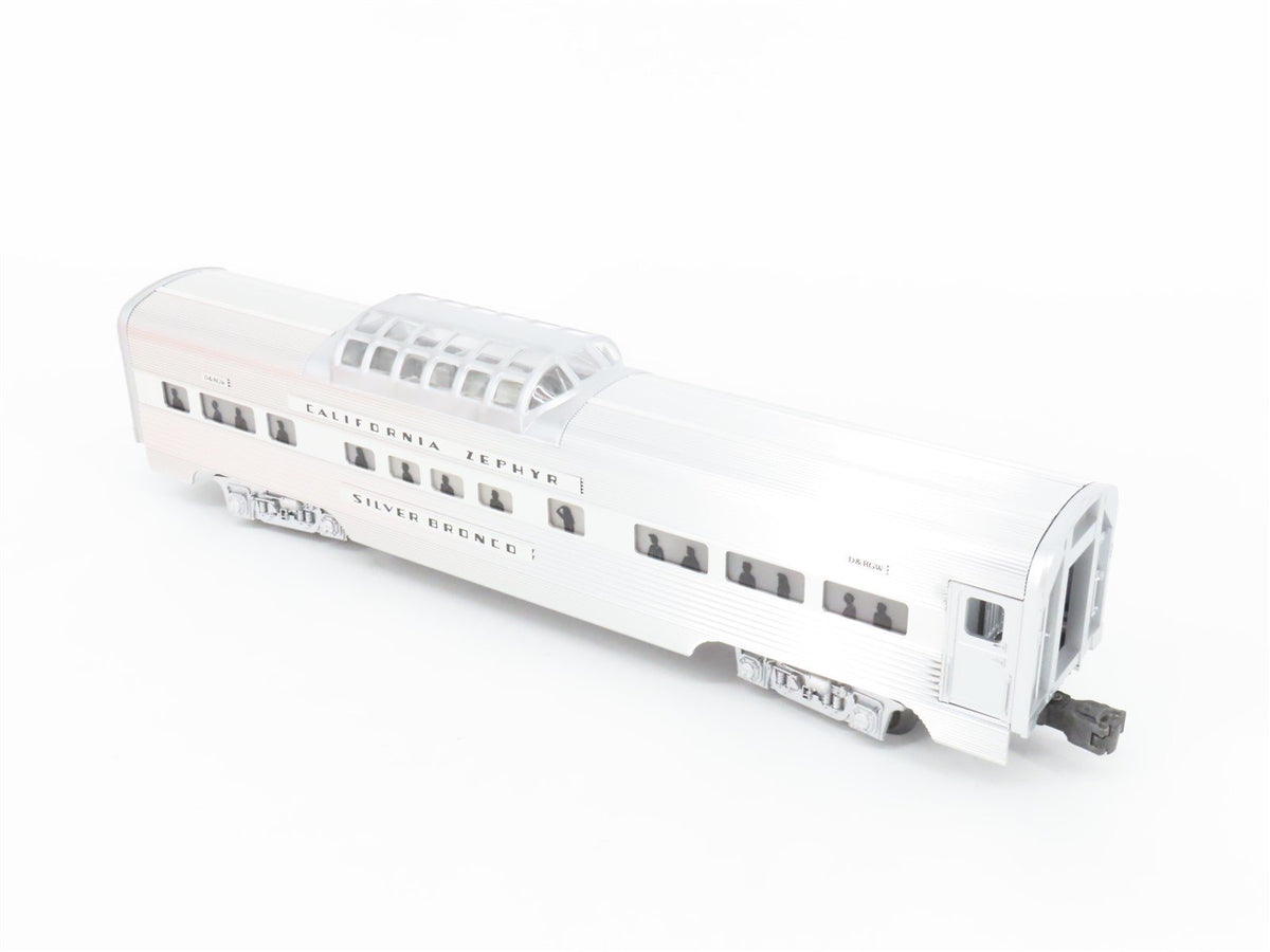 O Gauge 3-Rail Lionel 6-19123 D&amp;RGW California Zephyr Vista Dome Passenger Car