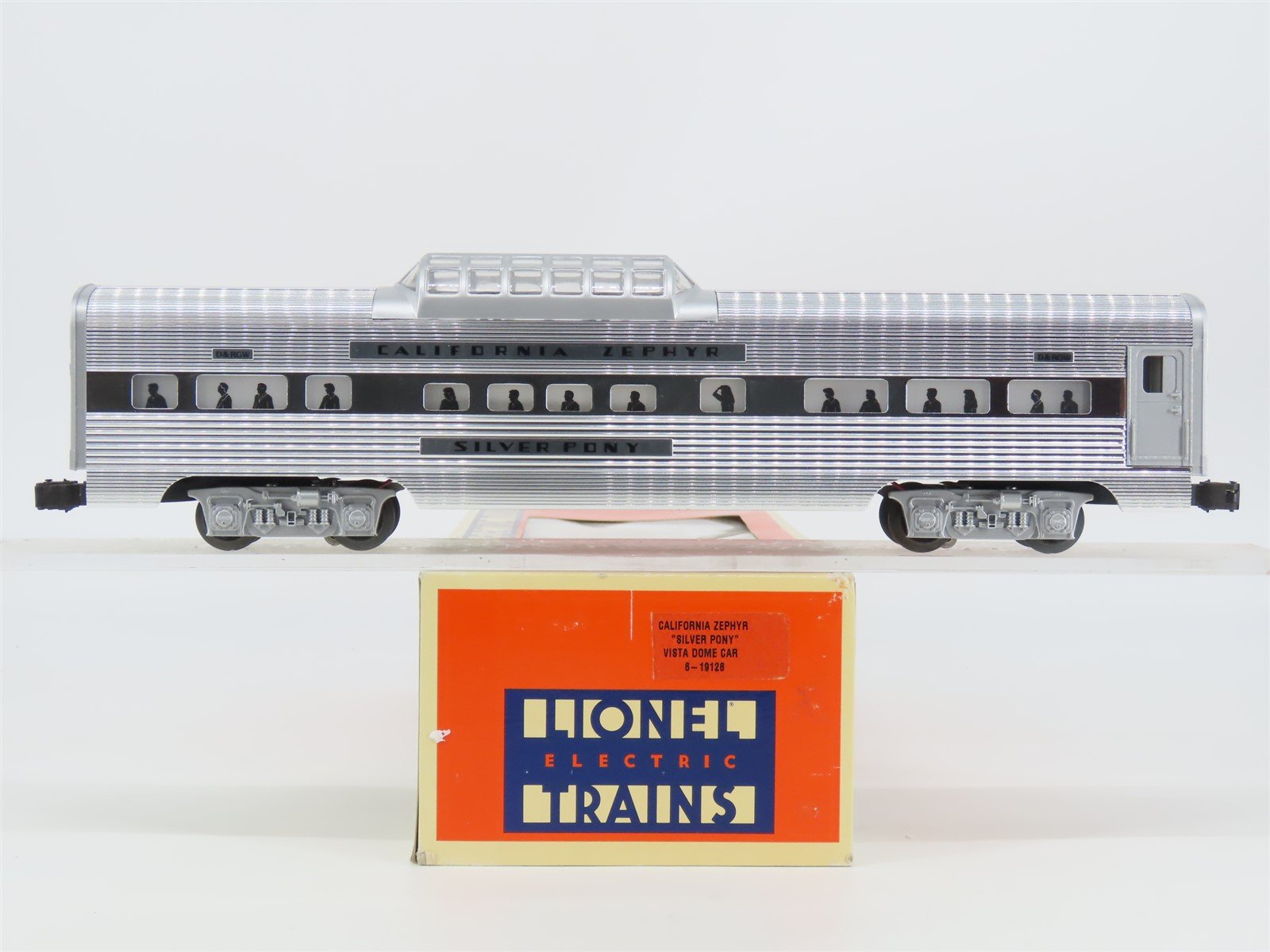 O Gauge 3-Rail Lionel 6-19126 D&RGW California Zephyr Vista Dome Passenger