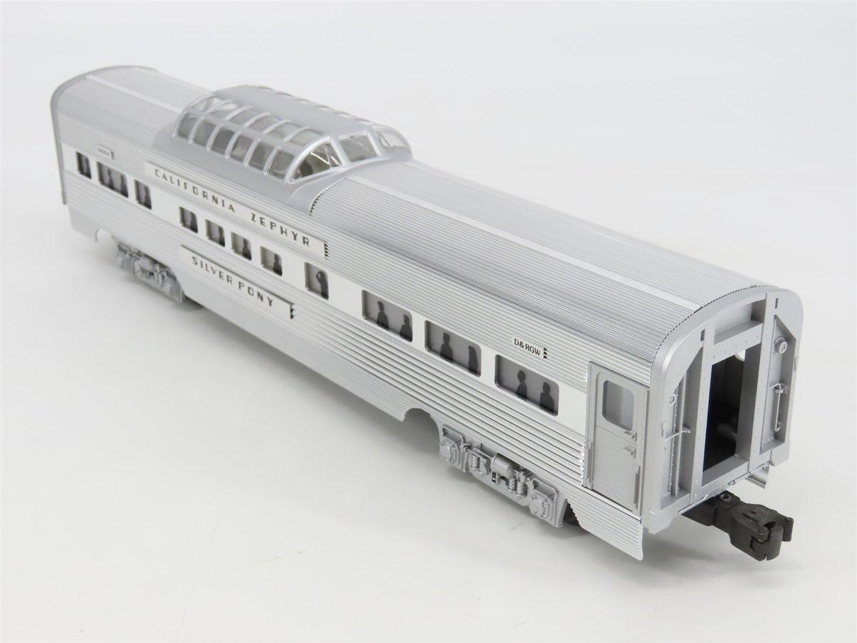 O Gauge 3-Rail Lionel 6-19126 D&amp;RGW California Zephyr Vista Dome Passenger