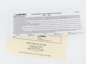O Gauge 3-Rail Lionel 6-19017 Lionel Lines Madison Passenger #9017 