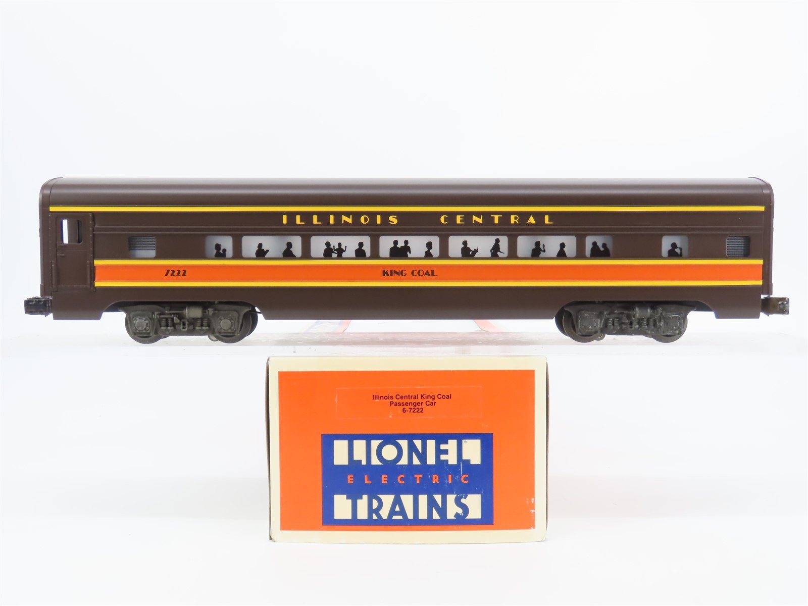 O Gauge 3-Rail Lionel 6-7222 IC Illinois Central Passenger #7222 "King Coal"