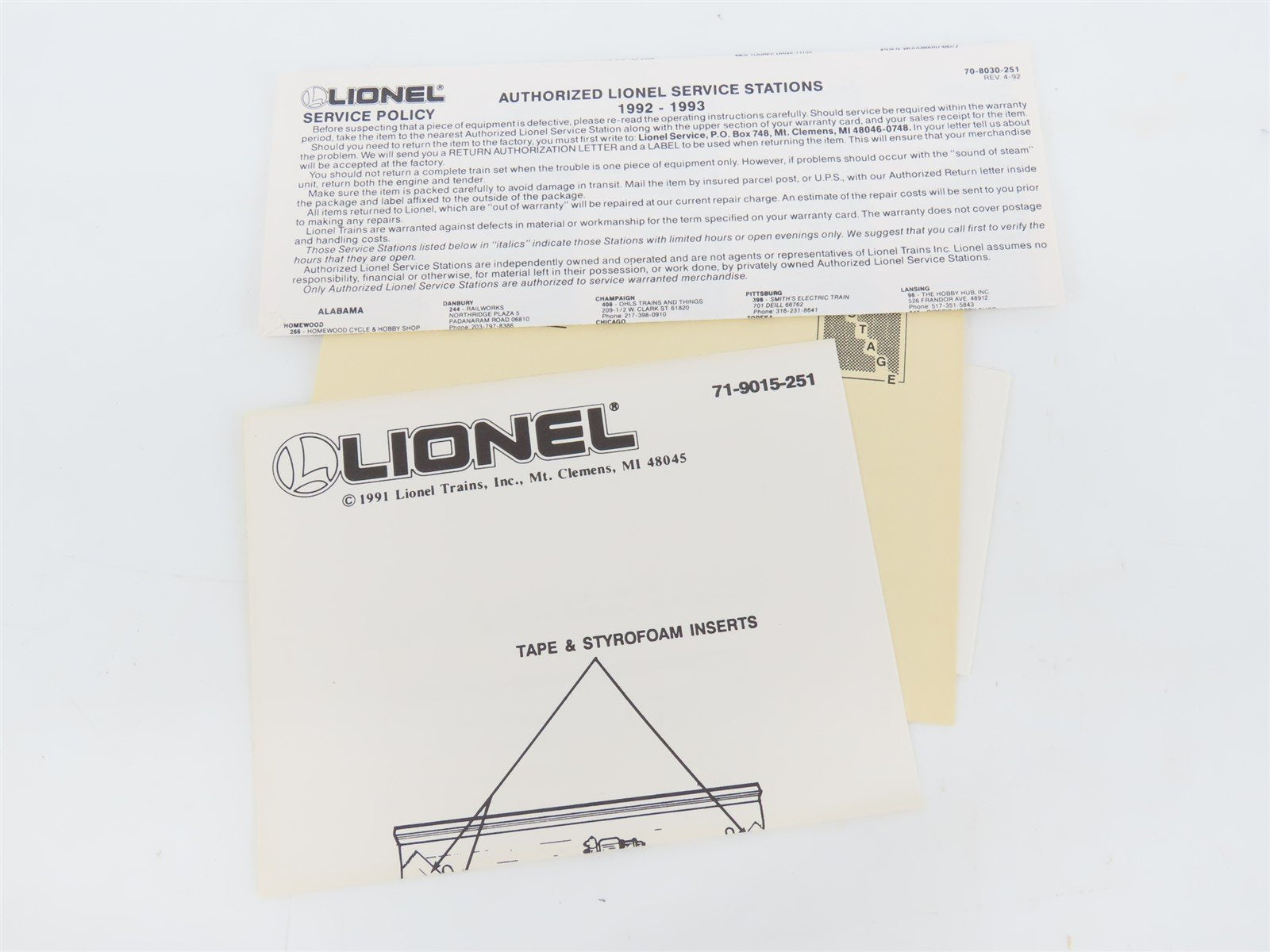 O Gauge 3-Rail Lionel 6-19023 SP Daylight Madison Passenger #9023 