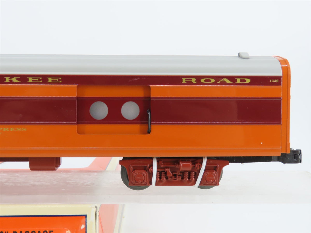 O Gauge 3-Rail Lionel 6-19188 MILW Milwaukee Road &quot;1336&quot; Baggage Passenger #1336