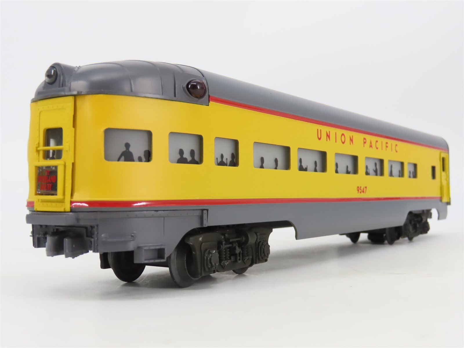 O Gauge 3-Rail Lionel 6-9547 UP Union Pacific Aluminum Observation Passenger
