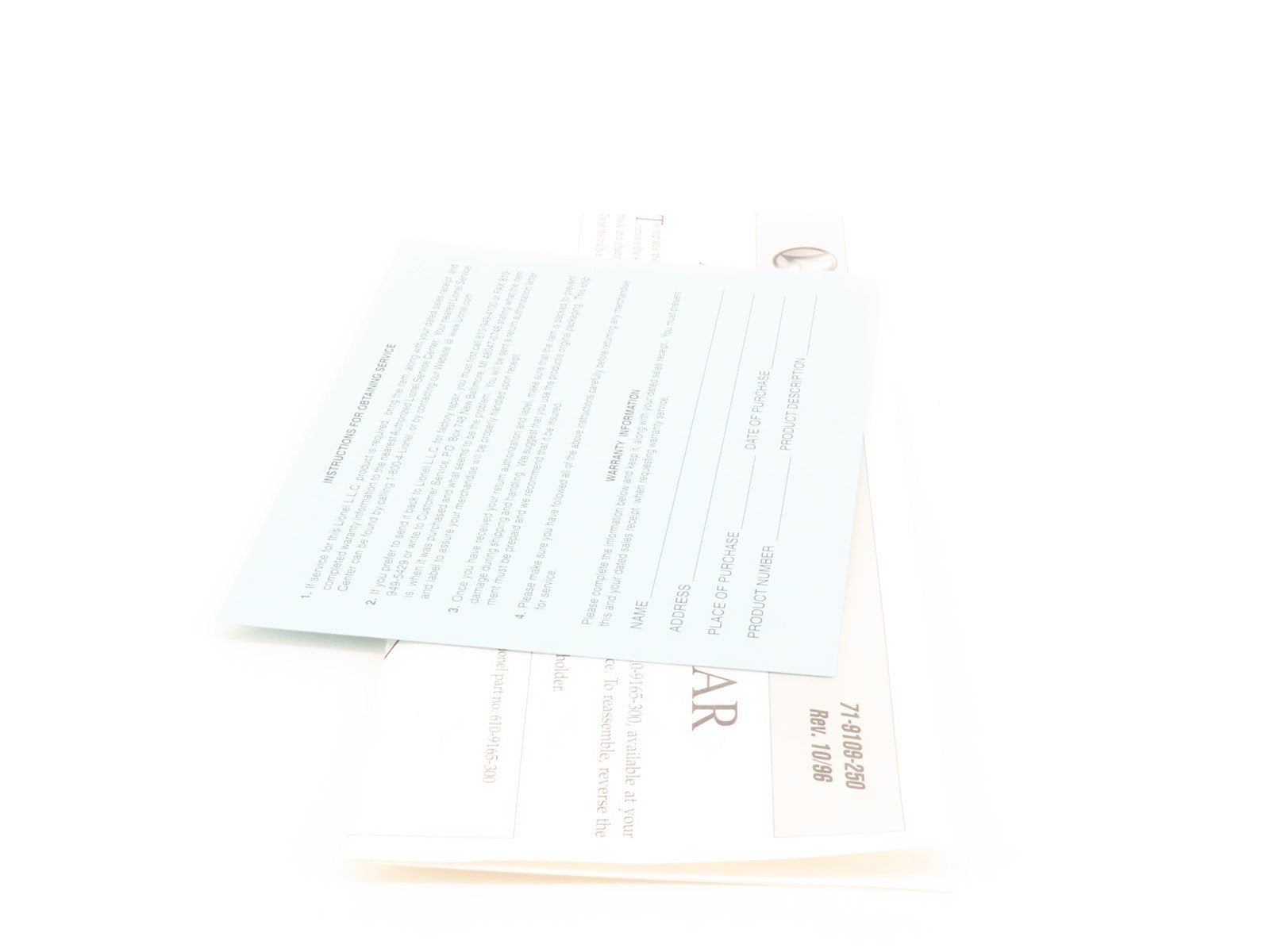 O Gauge 3-Rail Lionel 6-19181 GN Empire Builder Vista Dome Passenger #1394