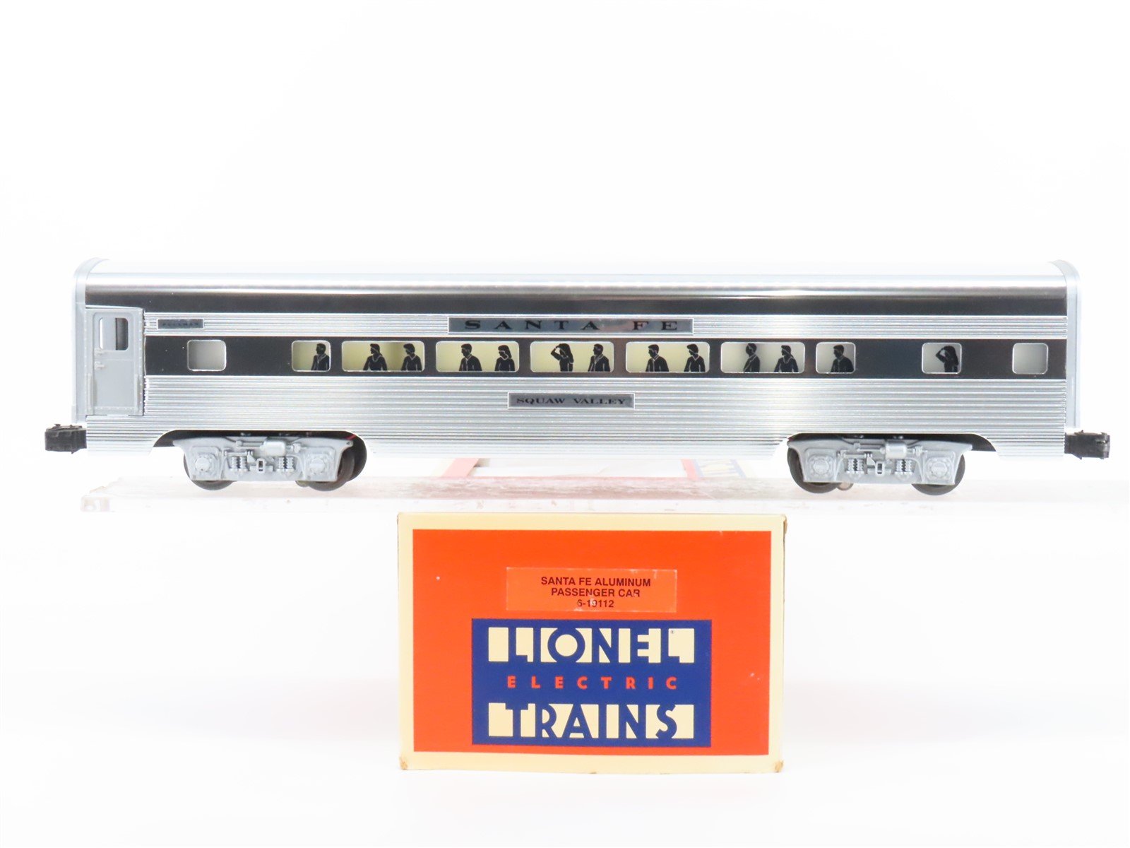 O Gauge 3-Rail Lionel 6-19112 ATSF Santa Fe Aluminum Passenger "Squaw Valley"