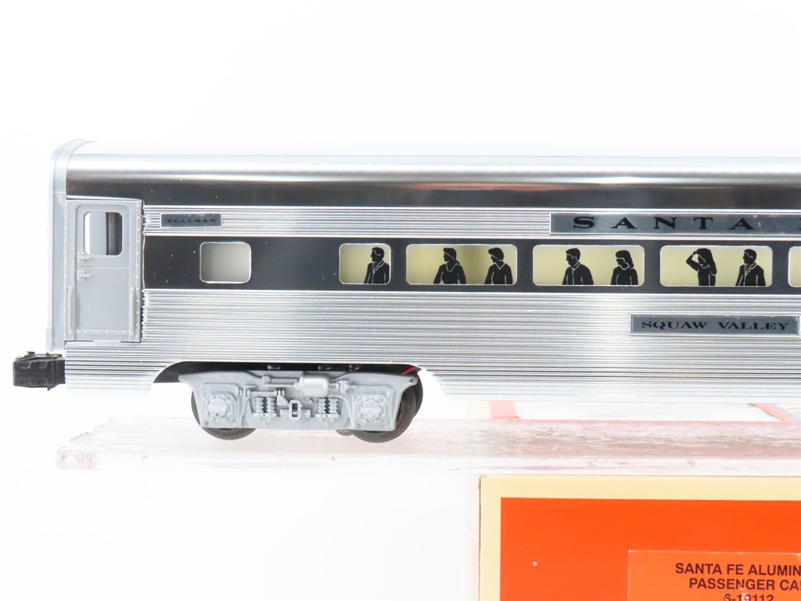 O Gauge 3-Rail Lionel 6-19112 ATSF Santa Fe Aluminum Passenger 