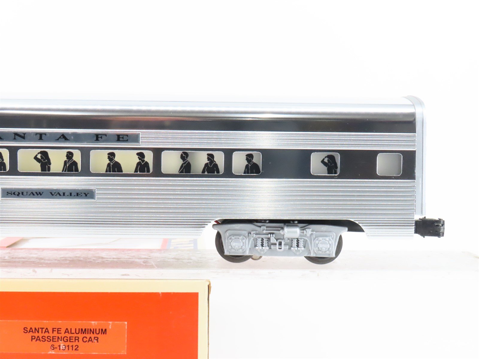 O Gauge 3-Rail Lionel 6-19112 ATSF Santa Fe Aluminum Passenger 