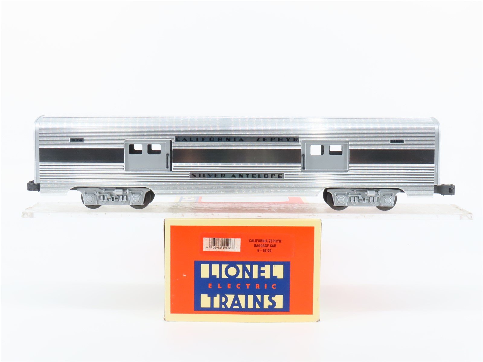 O Gauge 3-Rail Lionel 6-19122 D&RGW California Zephyr Baggage Passenger