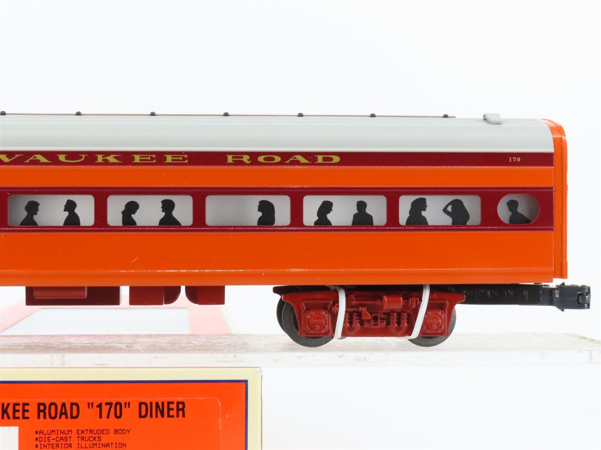 O Gauge 3-Rail Lionel 6-19186 MILW Hiawatha Aluminum Diner Passenger #170