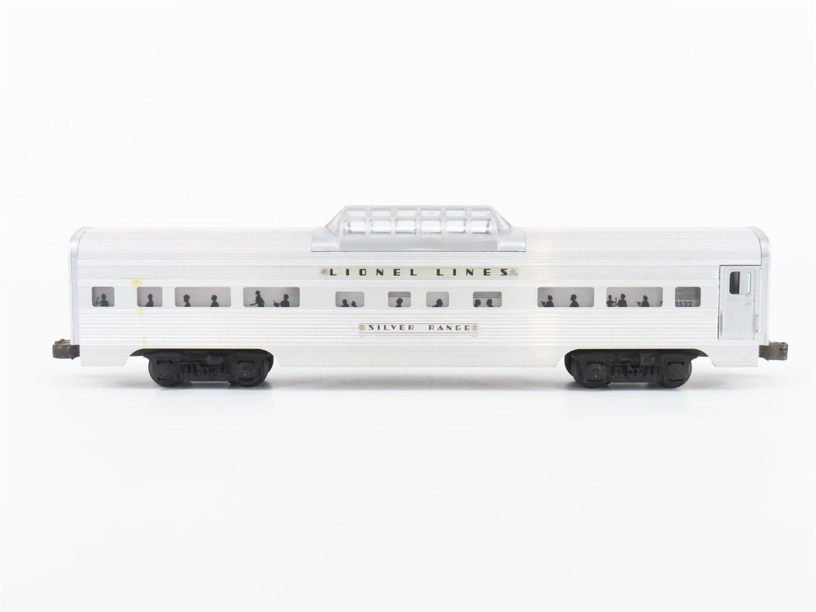 O Gauge 3-Rail Lionel Lines Aluminum Vista-Dome Passenger "Silver Range"