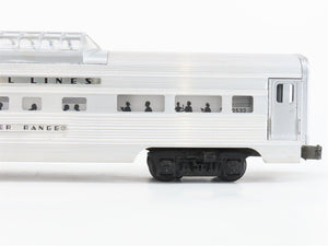 O Gauge 3-Rail Lionel Lines Aluminum Vista-Dome Passenger 