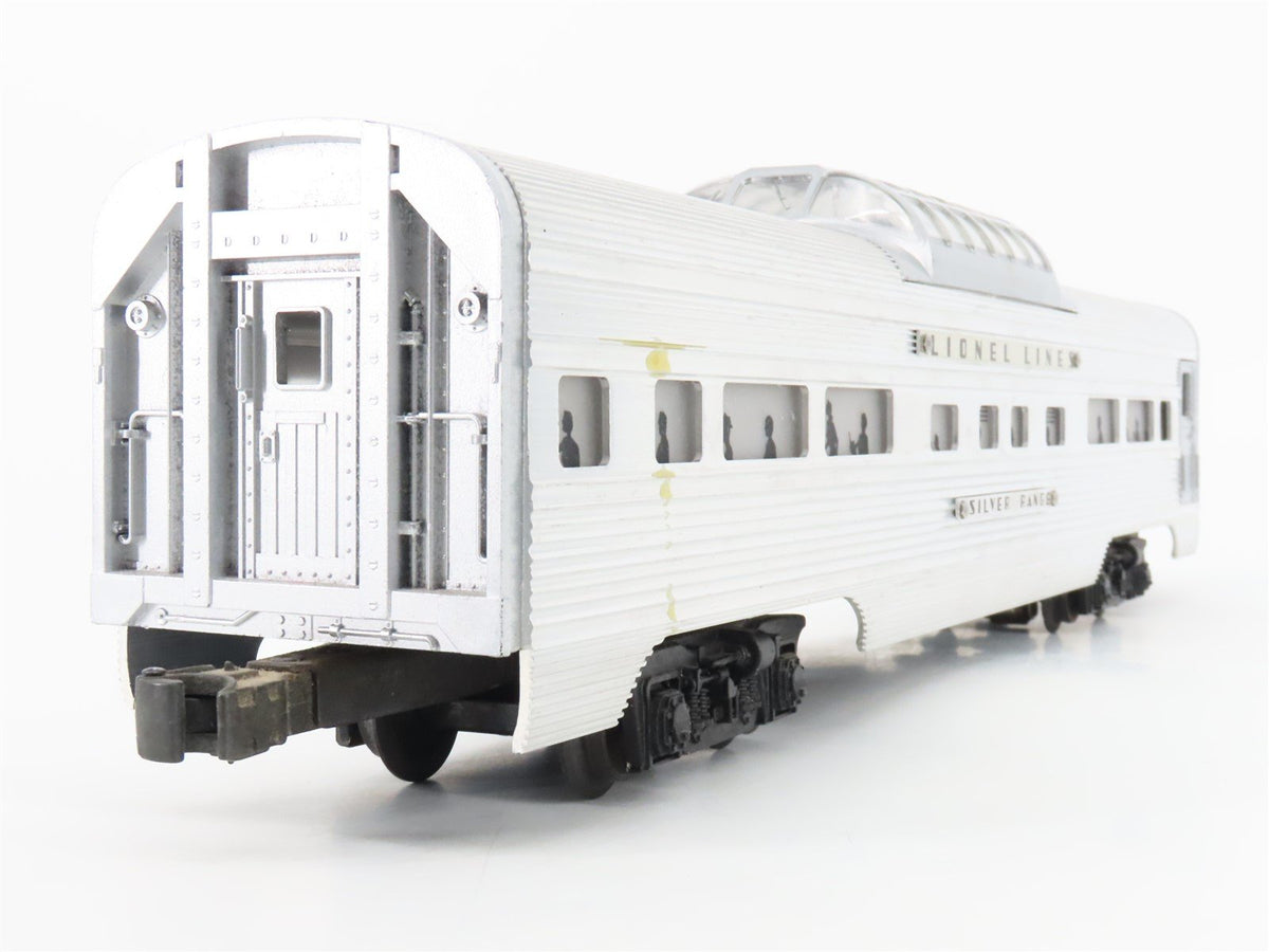 O Gauge 3-Rail Lionel Lines Aluminum Vista-Dome Passenger &quot;Silver Range&quot;