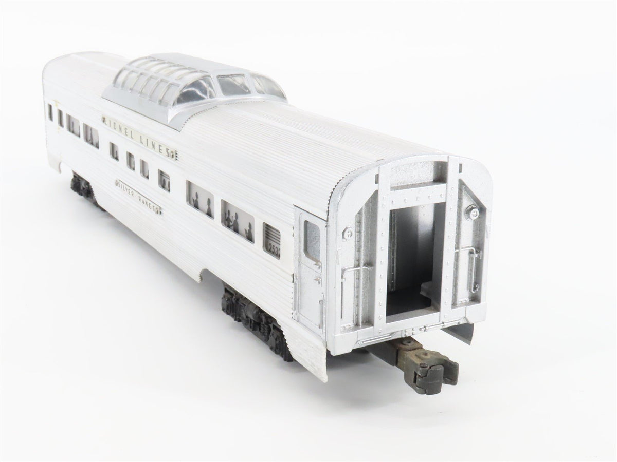 O Gauge 3-Rail Lionel Lines Aluminum Vista-Dome Passenger &quot;Silver Range&quot;