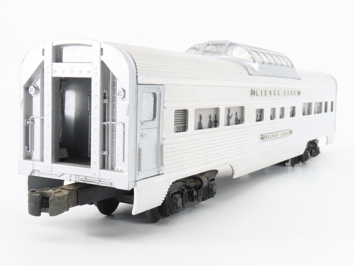O Gauge 3-Rail Lionel Lines Aluminum Vista-Dome Passenger &quot;Silver Range&quot;