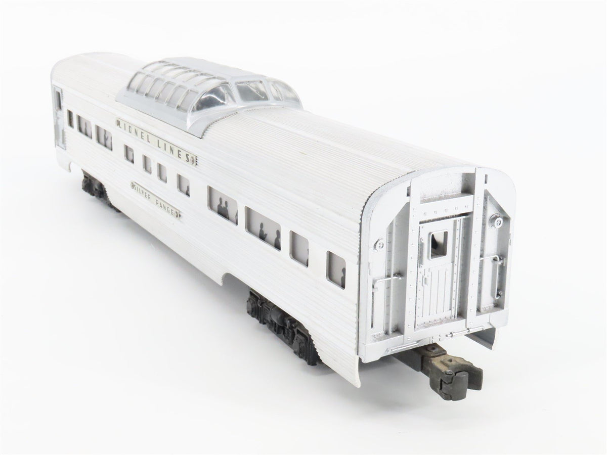O Gauge 3-Rail Lionel Lines Aluminum Vista-Dome Passenger &quot;Silver Range&quot;
