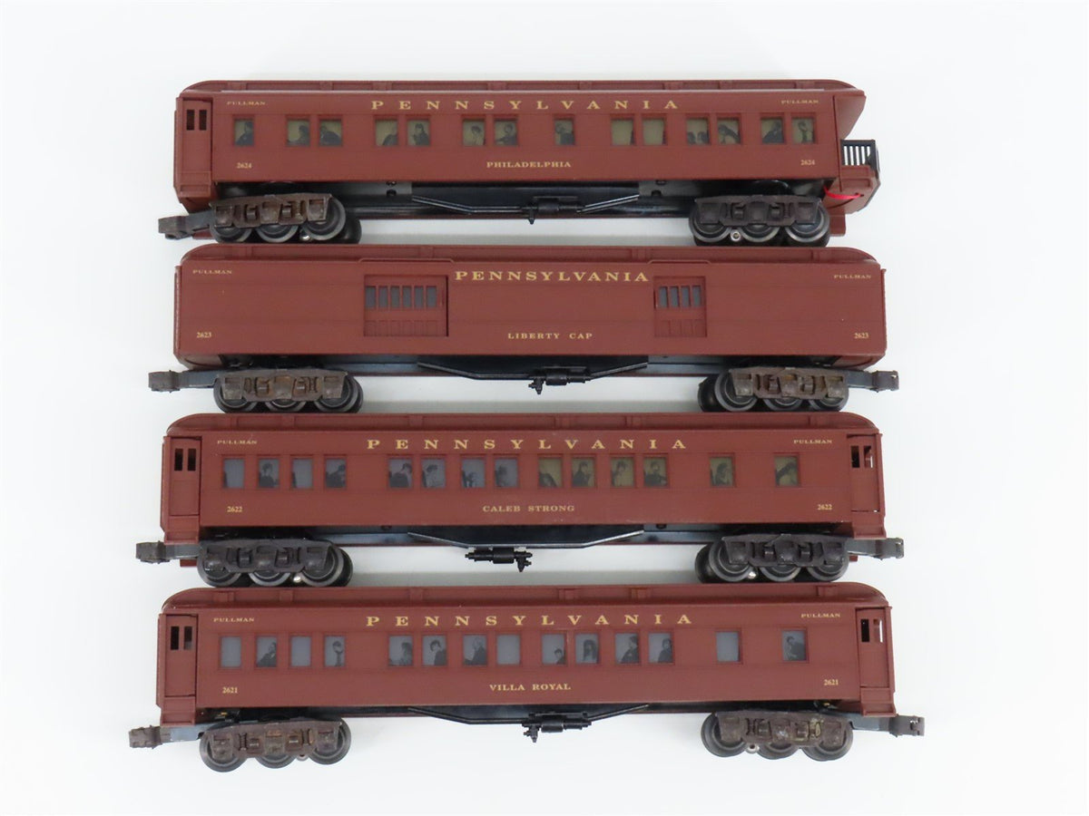 O Gauge 3-Rail Lionel 6-29003 PRR Pennsylvania Madison 4-Car Passenger Set