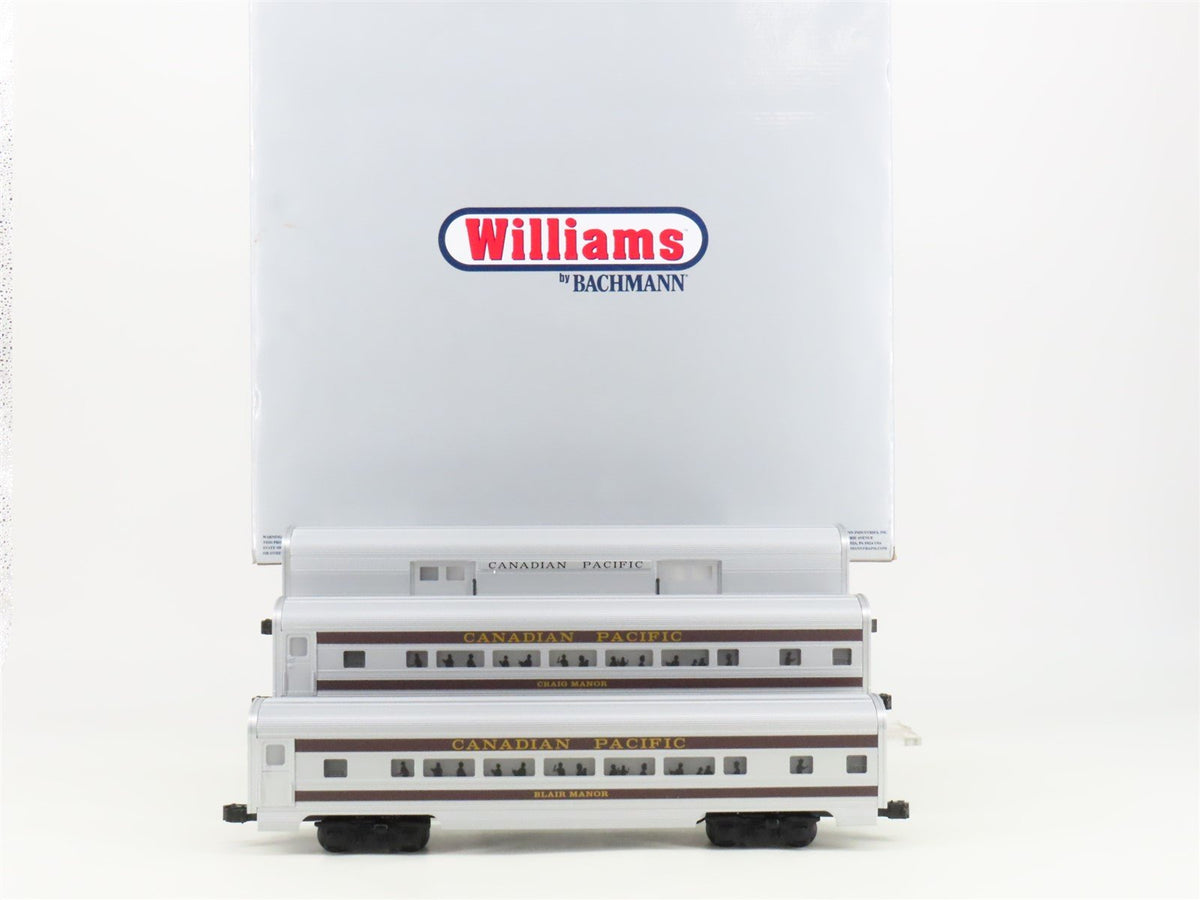 O Gauge 3-Rail Williams 43050 CP Canadian Pacific 3-Car Passenger Add-On Set