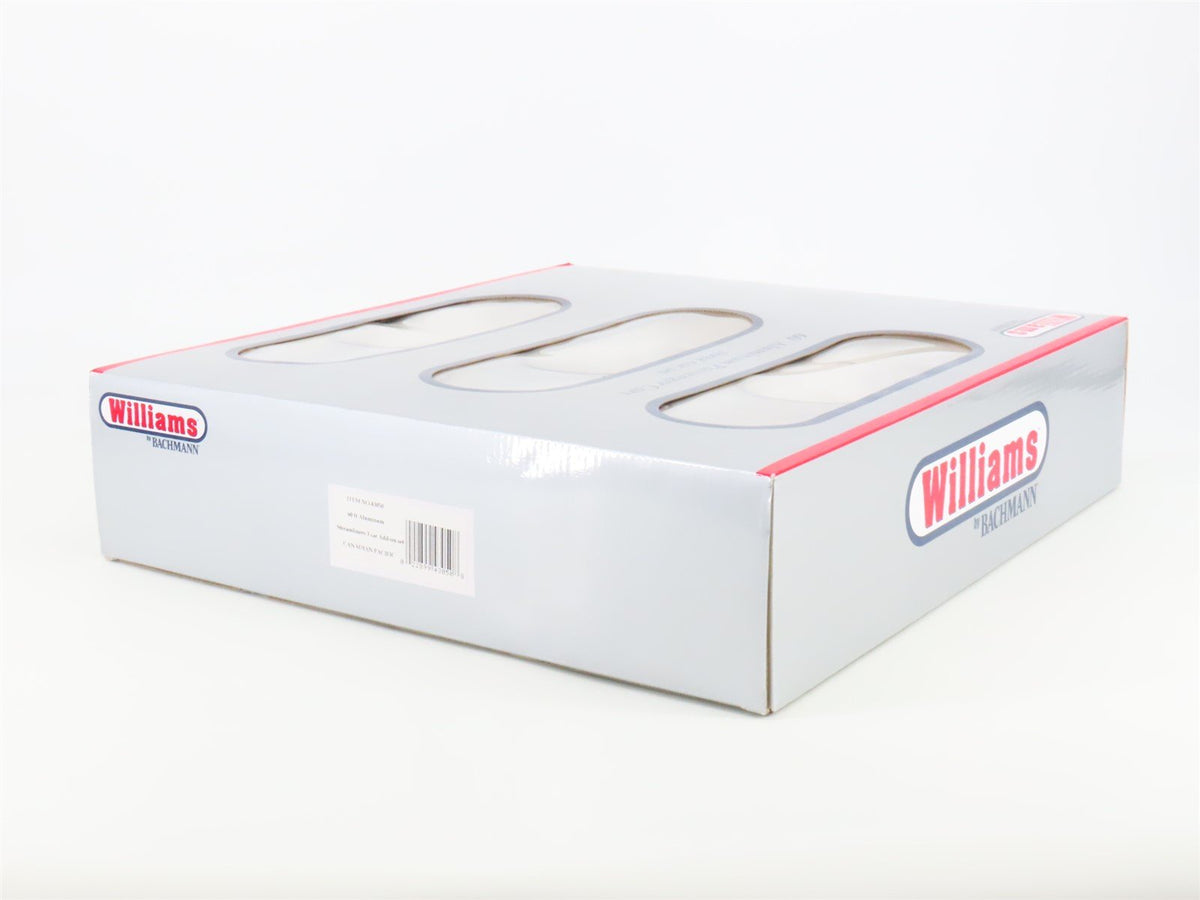 O Gauge 3-Rail Williams 43050 CP Canadian Pacific 3-Car Passenger Add-On Set