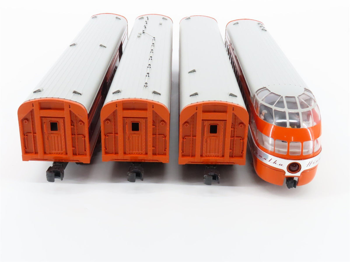O Gauge 3-Rail Lionel 6-19184 MILW &quot;Hiawatha&quot; Aluminum Passenger Car 4-Pack