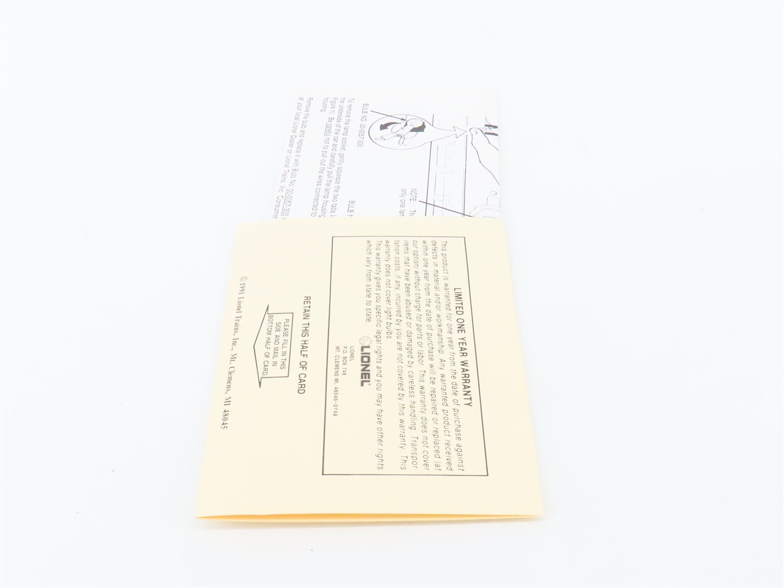 O Gauge 3-Rail Lionel 6-19117 GN Empire Builder Combine Passenger #1240