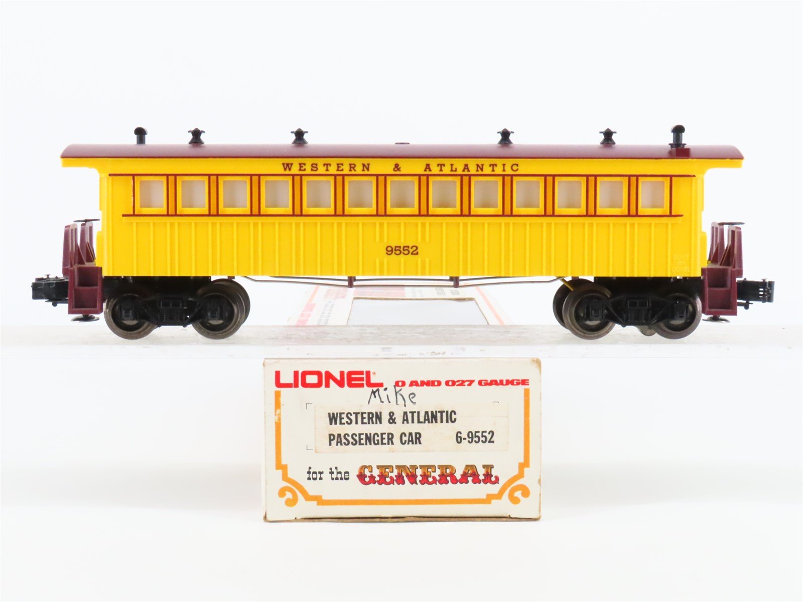 O Gauge 3-Rail Lionel 6-9552 W&ARR Western & Atlantic Diner Passenger Car #9552