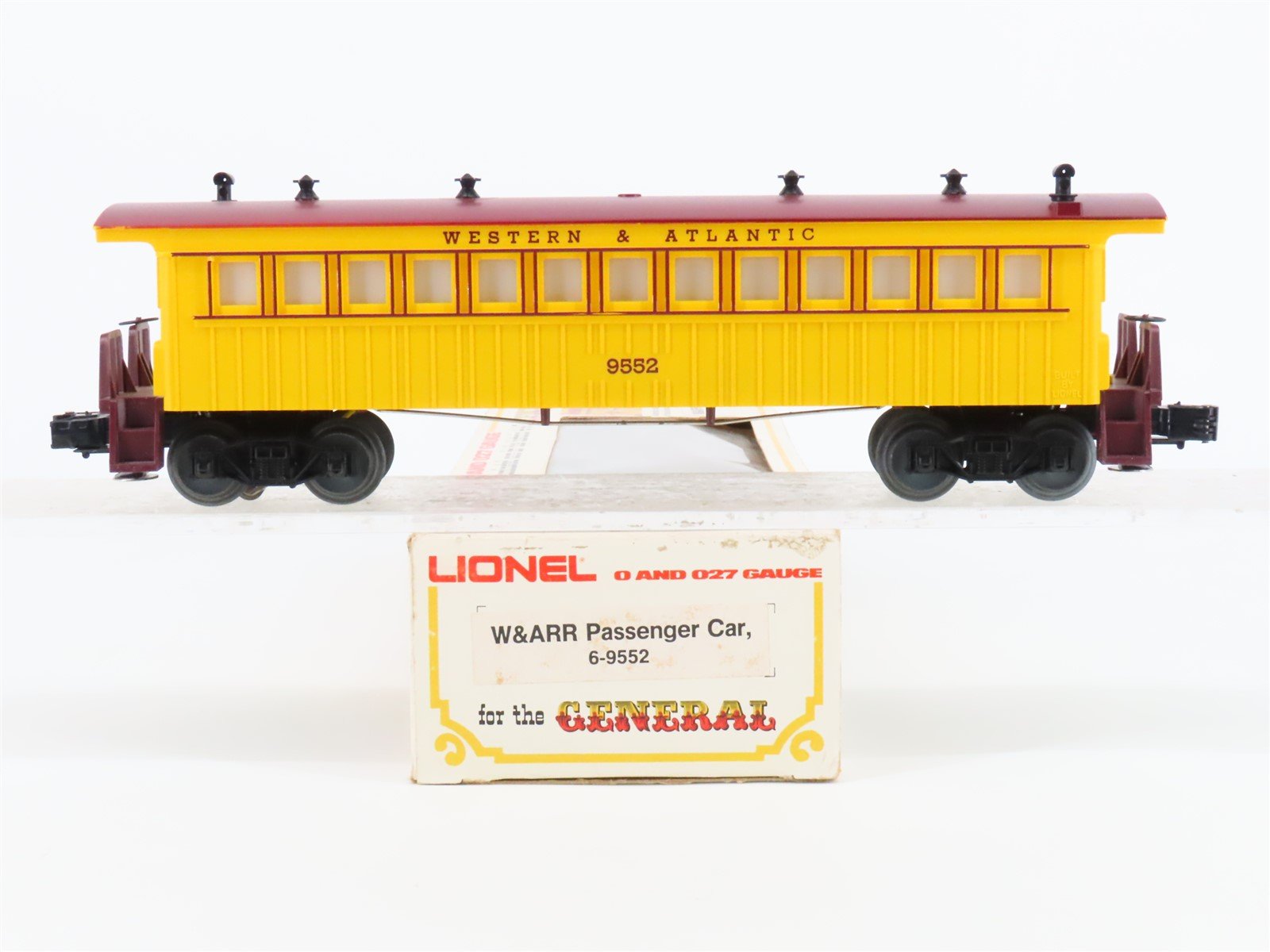 O Gauge 3-Rail Lionel 6-9552 W&ARR Western & Atlantic Diner Passenger Car #9552