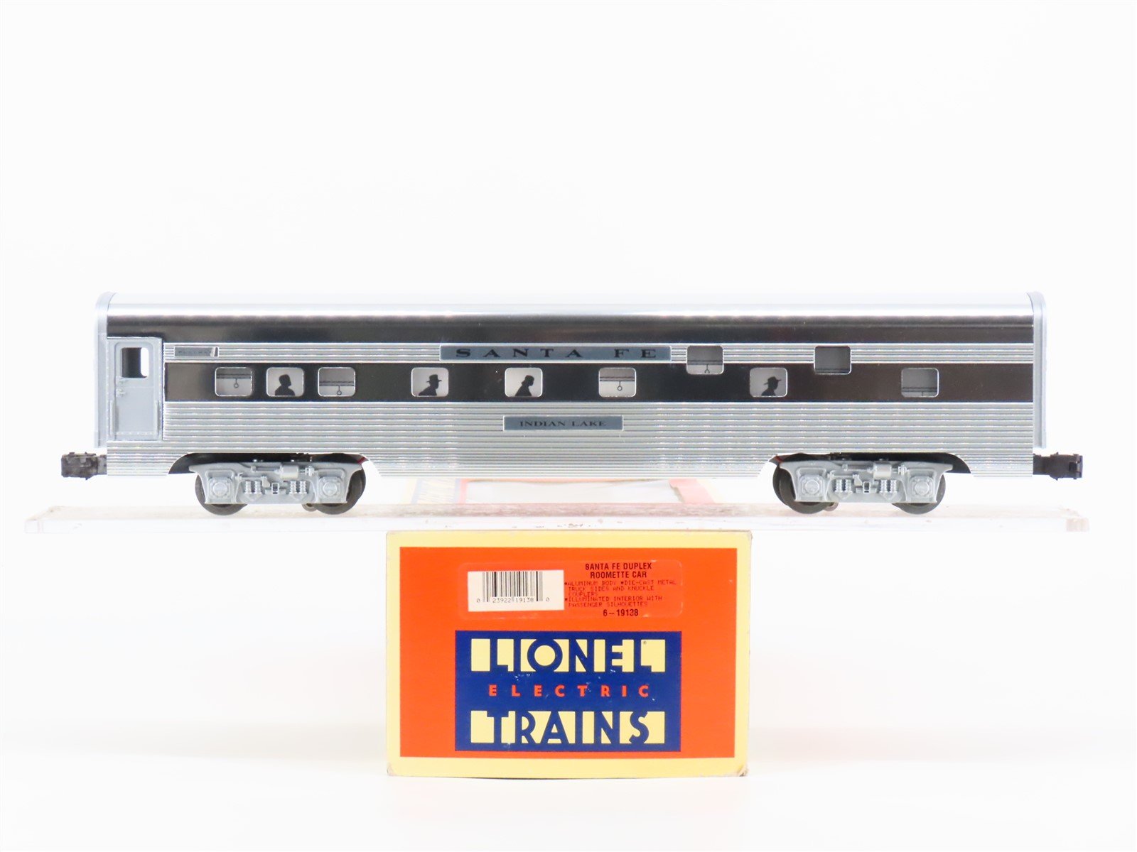 O Gauge 3-Rail Lionel 6-19138 ATSF Santa Fe Aluminum Duplex Roomette Passenger