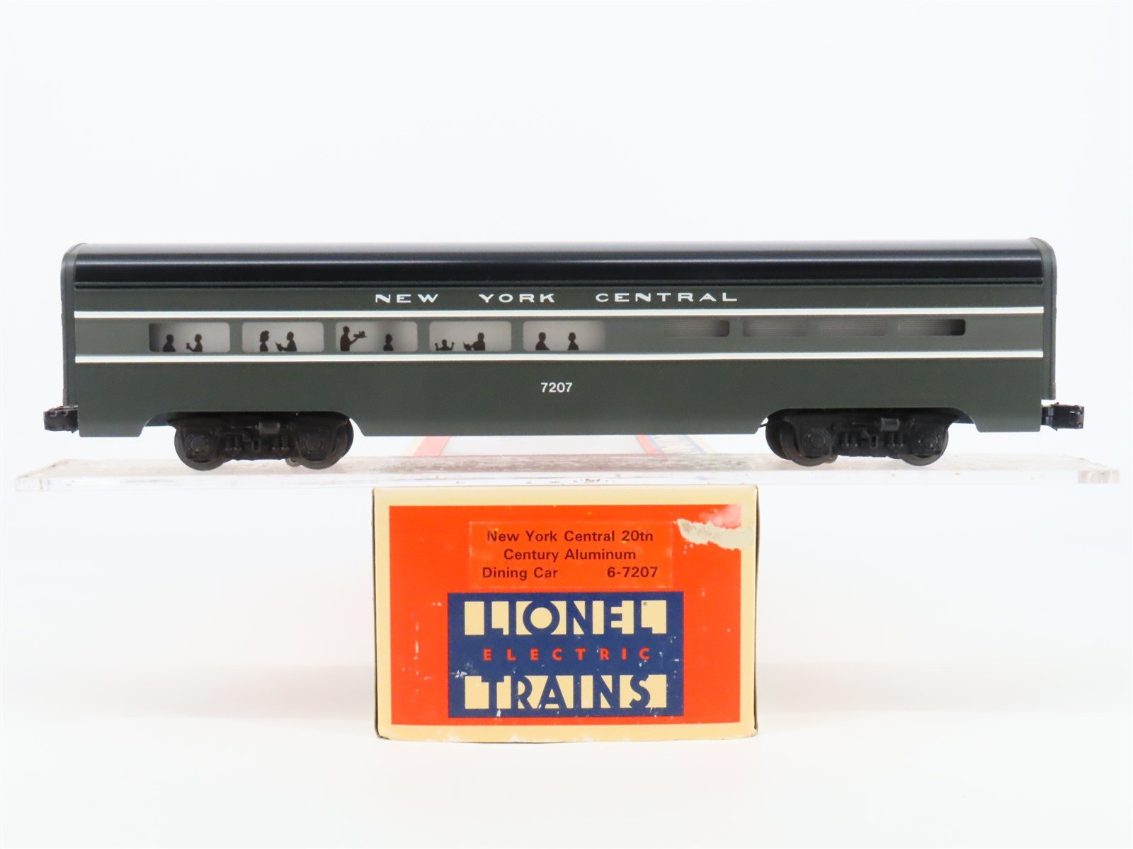 O Gauge 3-Rail Lionel 6-7207 20th Century NYC Aluminum Diner Passenger #7207