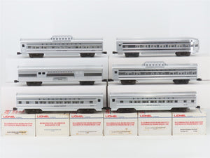 O Gauge 3-Rail Lionel CBQ Burlington Silver Aluminum 6-Car Passenger Set